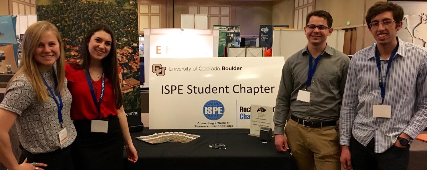 CU ISPE chapter members at the spring 2016 vendor show