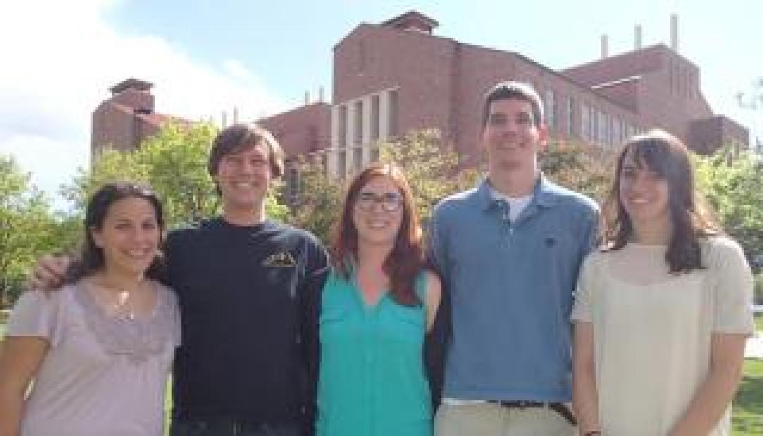 Caroline Szczepanski, Chris Muhich, Stacey Skaalure, Peter Mitrano, and Carolyn Schoenbaum