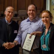 Tim White accepts the Soft Matter award