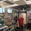 Justin Tran Al Weimer and Kent Warren in the Weimer Lab