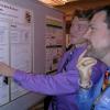 Aidan Coffey presenting poster