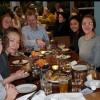 People at a dinner table at the annual AIChE dinner