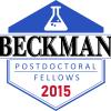 Arnold O Beckman Postdoctoral Fellowship logo with beaker and founding year 2015