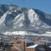 Campus in snow