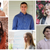Collage of the six 2023 NSF GRFP winners
