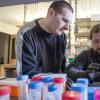 Undergraduate students Bill Heymann and Phil Jensen