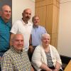 The Bowman family at an event recognizing the creation of a new endowed position
