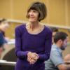 Janet deGrazia teaching a class
