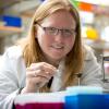 Kristi Anseth in the lab