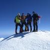 The Colorado Buffaloes atop snowy Denali.