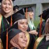 Recent CU grads pose for group photo
