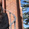 Kate Thammavong posing outside