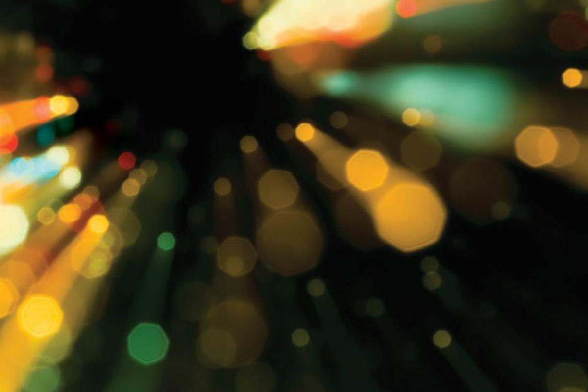 Blurred light particles