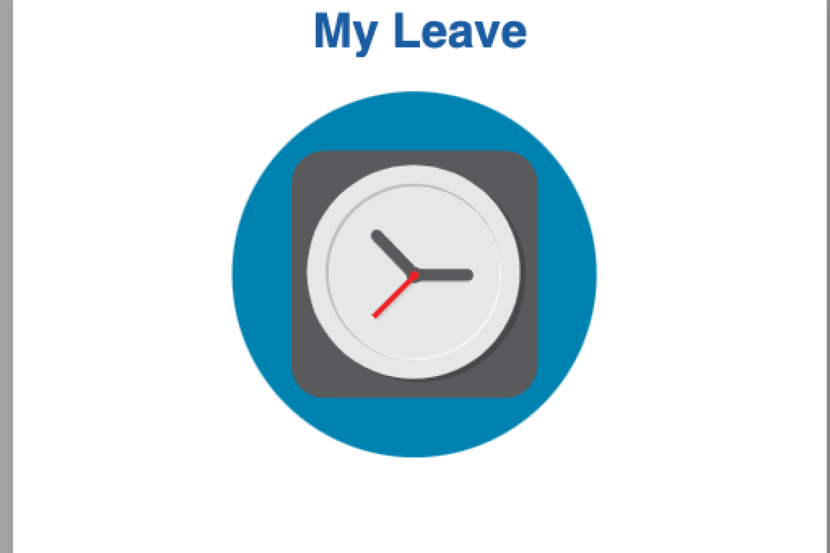 Myleave clock symbol
