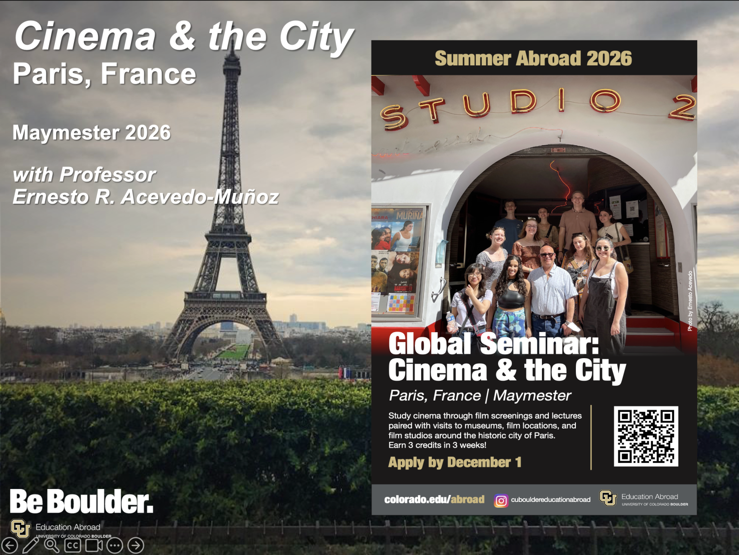 paris cinema in the city