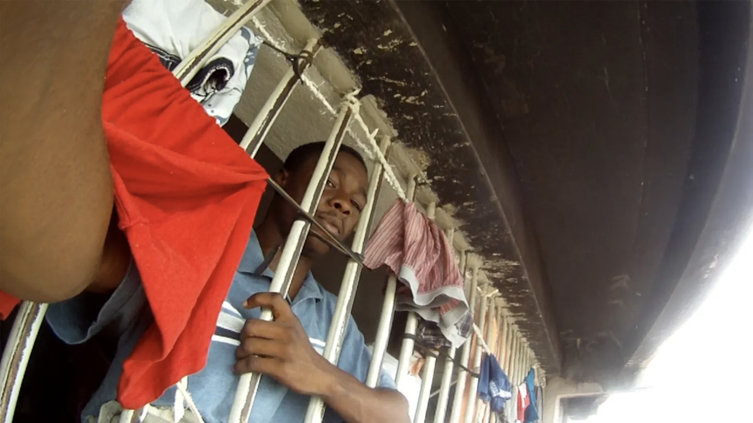 Man behind bars