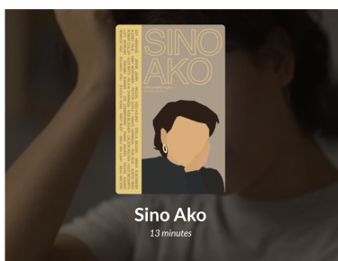 Movie poster for Sino Ako by Myles Aquino 