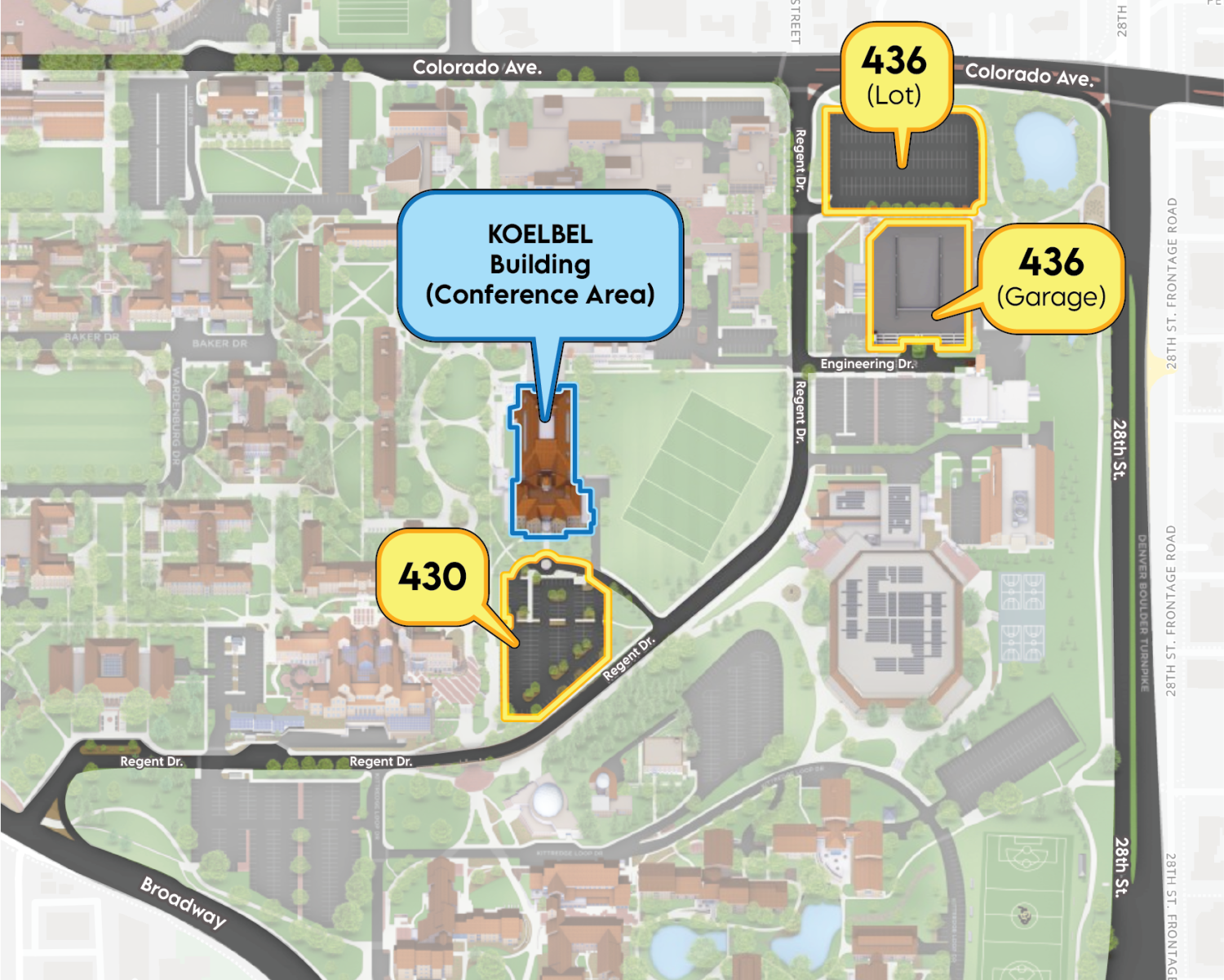 TGC Parking Lot Map