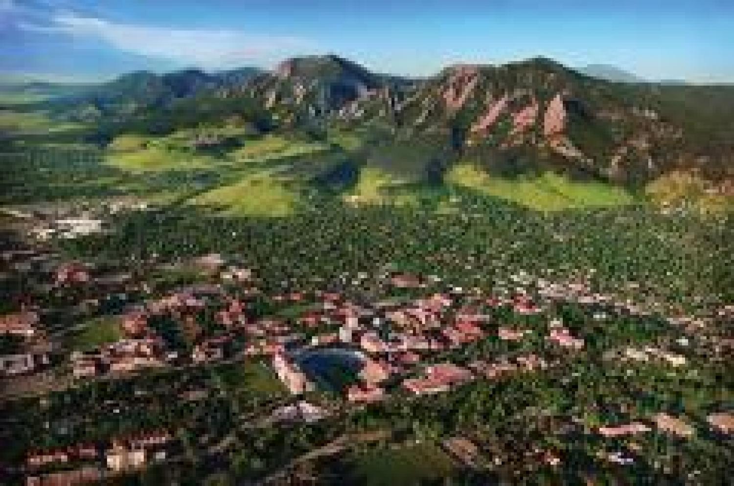 aerial of colorado