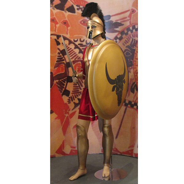ancient athenian warrior, Tilemahos Efthimiadis, CC BY-SA 2.0 <https://creativecommons.org/licenses/by-sa/2.0>, via Wikimedia Commons