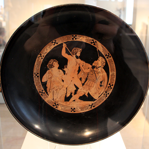 ancient bowl depicting aristophanes, Sailko, CC BY 3.0 <https://creativecommons.org/licenses/by/3.0>, via Wikimedia Commons