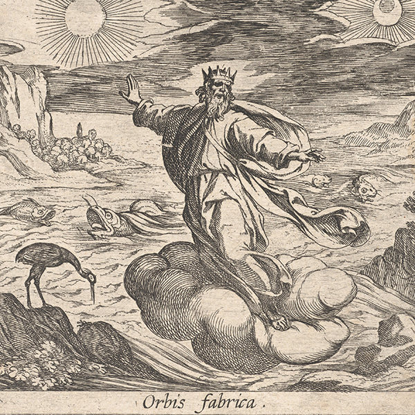 artwork representing the creation as written in ovid's metamorphoses, Antonio Tempesta, CC0, via Wikimedia Commons