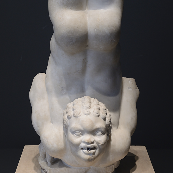 roman statue of young african acrobat, Livioandronico2013, CC BY-SA 4.0 <https://creativecommons.org/licenses/by-sa/4.0>, via Wikimedia Commons