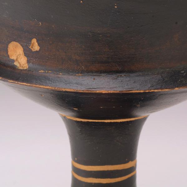 stem at attachment to cup