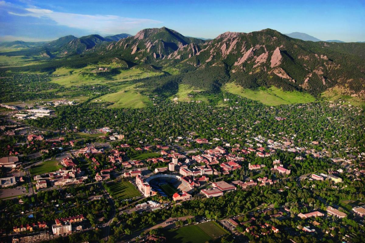 aerial view of Boulder
