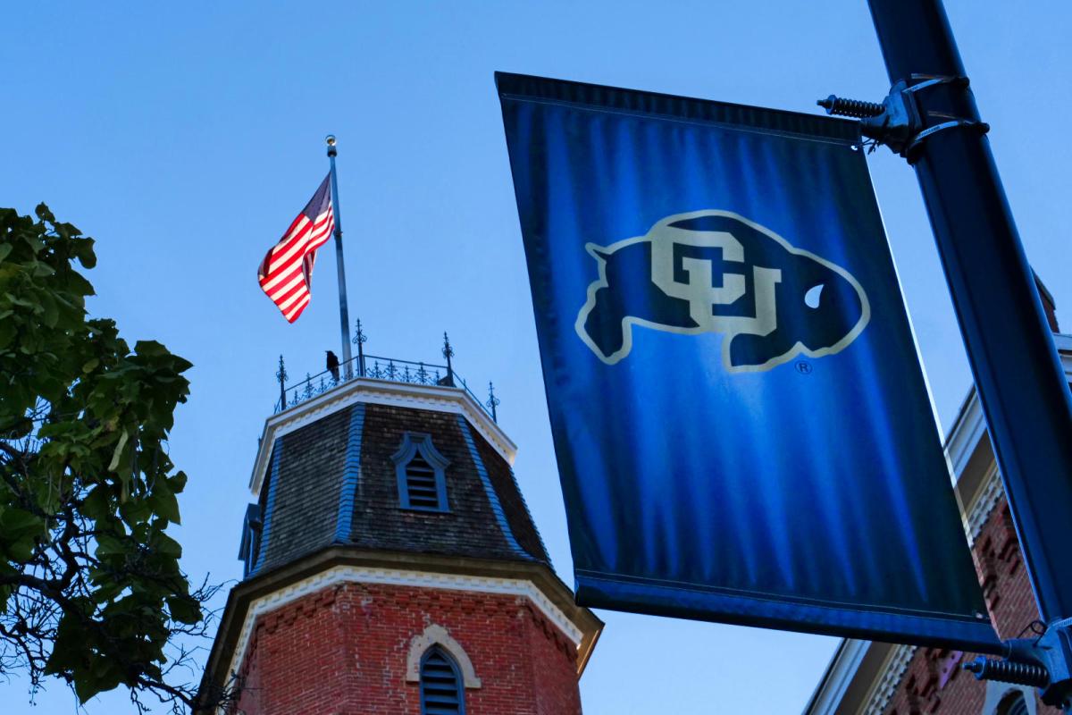 image of old main and the CU athletics logo