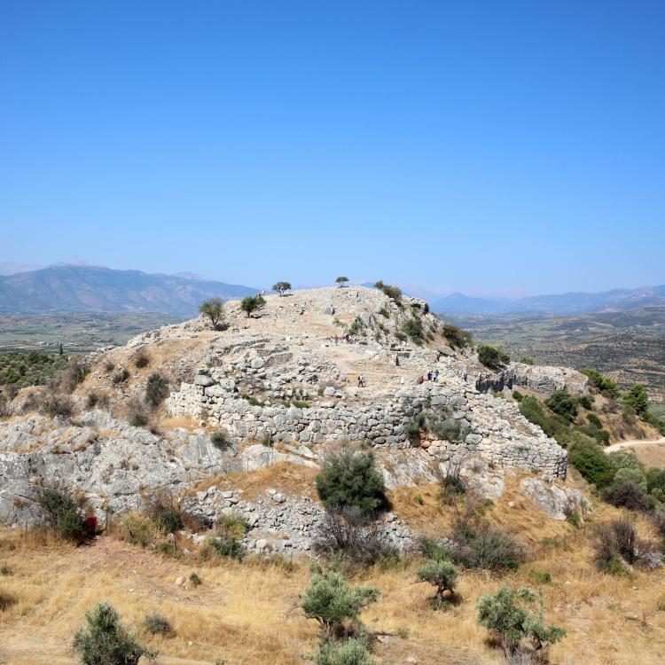 Mycenae from the north (photo Dimitri Nakassis, 2022)