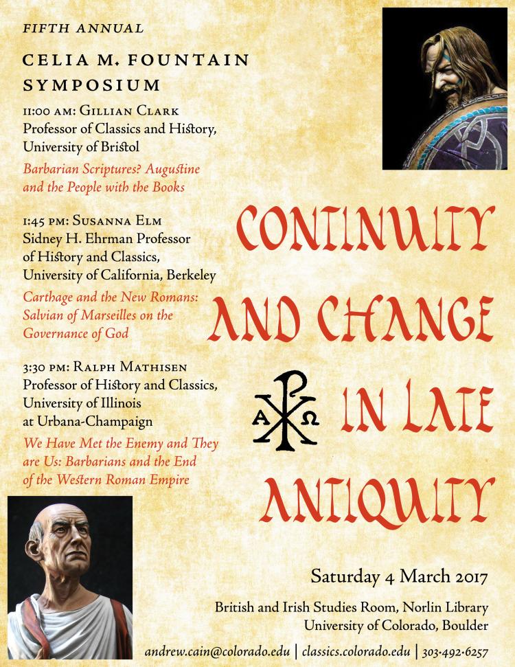 2017 5th annual ceilia m. fountain symposium poster