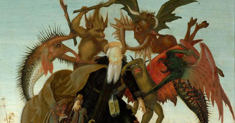 The Torment of Saint Anthony, attributed to Michelangelo
