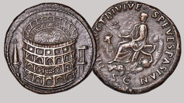 Colosseum coin Titus