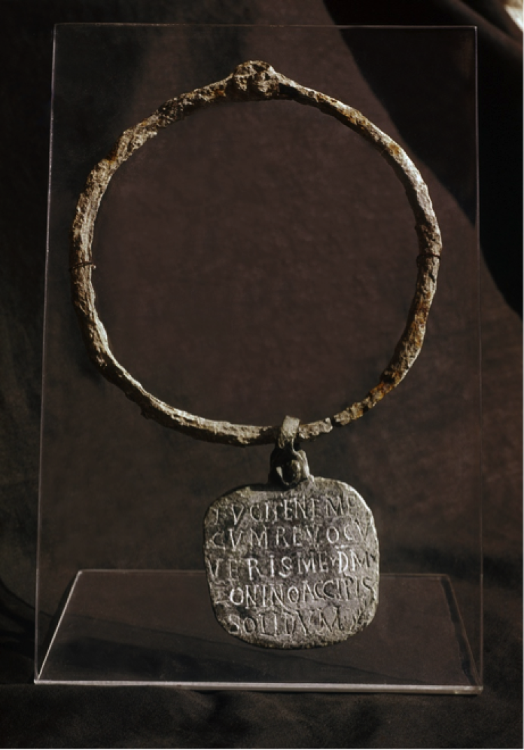 ancient Roman slavery collar