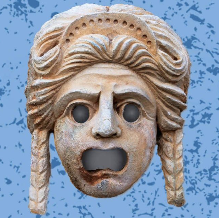 Picture of Greek stone mask