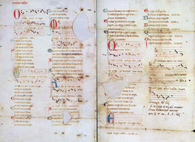 Ancient classical manuscript Latin Codax