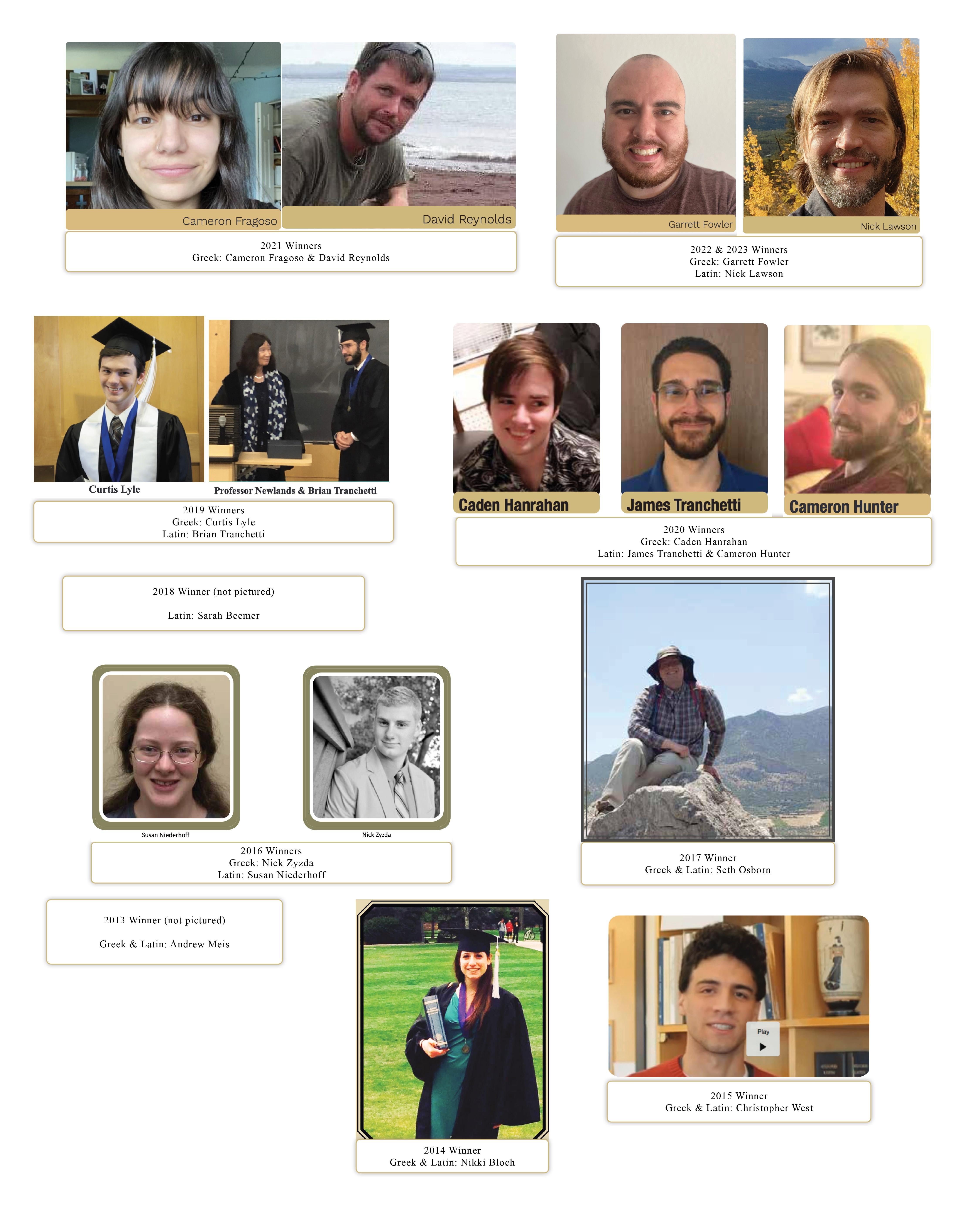 Dwyer Translation Prize previous winners
