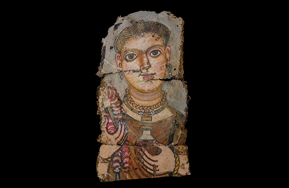 Mummy Portrait, Late 2nd century CE