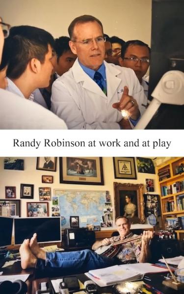 Randy Robinson at work and at play