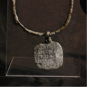 Ancient inscripted necklace