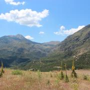 Landscape of the Western Argolid region of Southern Greece