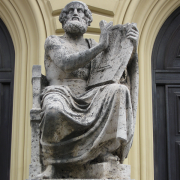 statue of homer, Rufus46, CC BY-SA 3.0 <https://creativecommons.org/licenses/by-sa/3.0>, via Wikimedia Commons