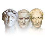 busts of the first triumvirate of the roman republic, Mary Harrsch, CC BY-SA 4.0 <https://creativecommons.org/licenses/by-sa/4.0>, via Wikimedia Commons