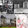 Montage of archaeological architectural drawings