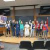 Image of students dresses in togas