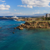 Picture of a Greek city by the sea
