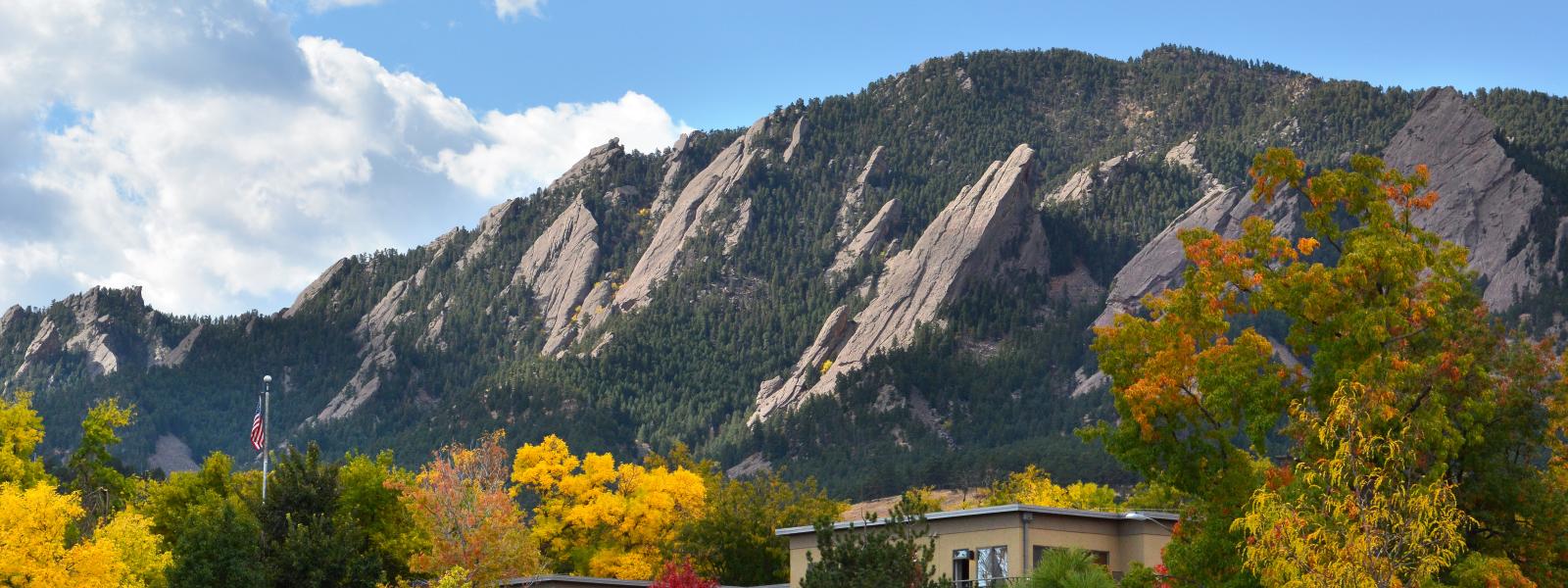 Flatirons in the fall