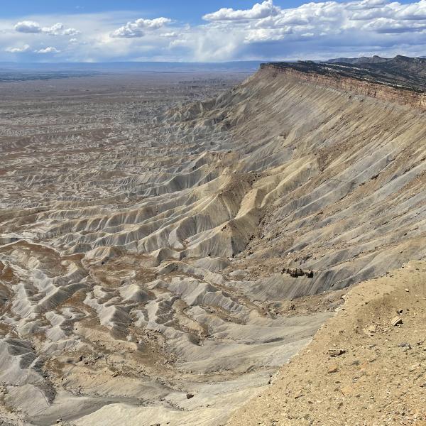Dried Colorado River riverbed