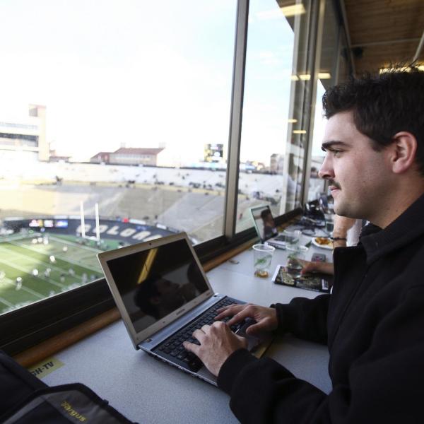 Inside Folsom stadium